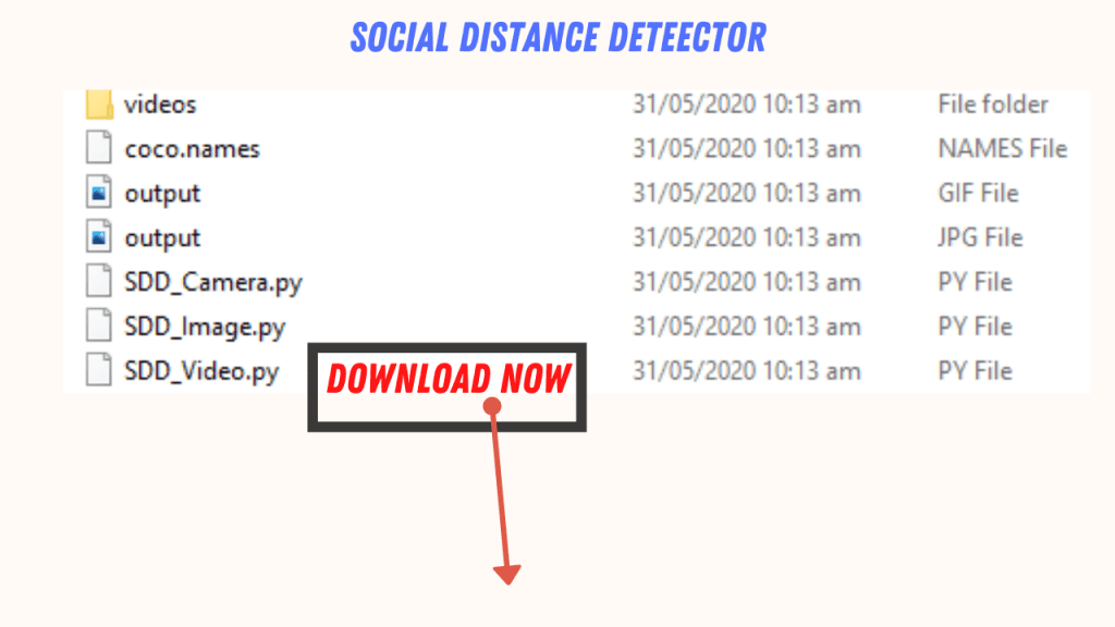 Social Distance Detector